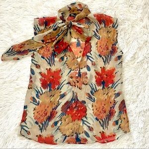 Winter Kate Multicolor Floral Blouse